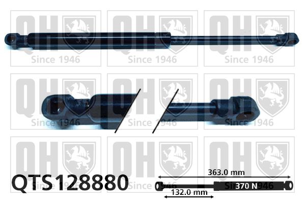 QUINTON HAZELL Газовая пружина, крышка багажник QTS128880